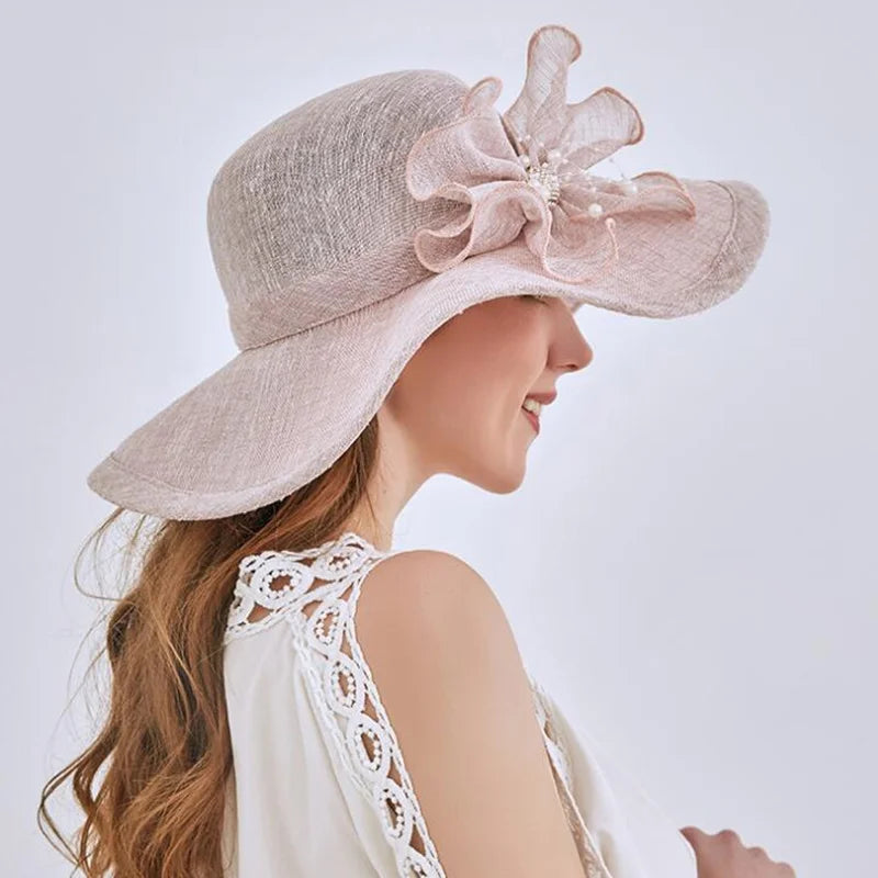 Beret Hat Women: Flower Woolen Beret Caps For Women