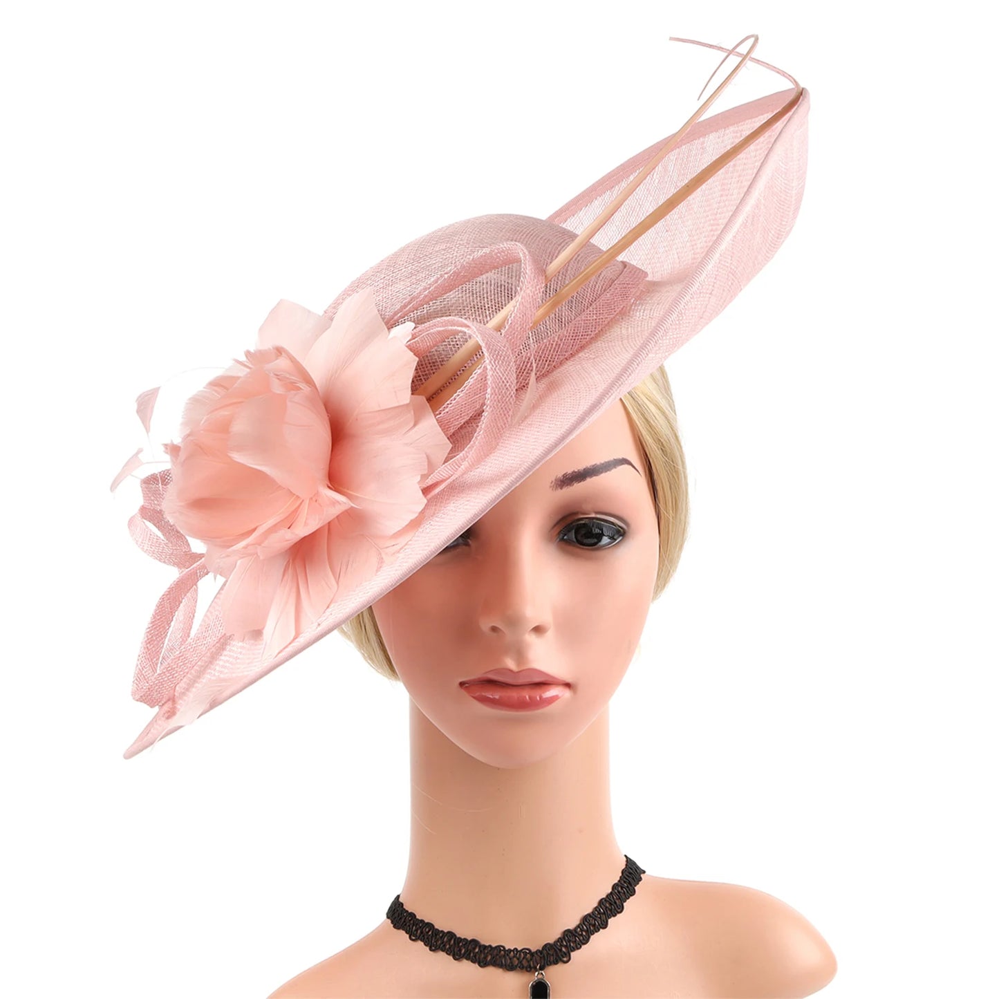 Pink Hat: Girls Fashion Lace Hats