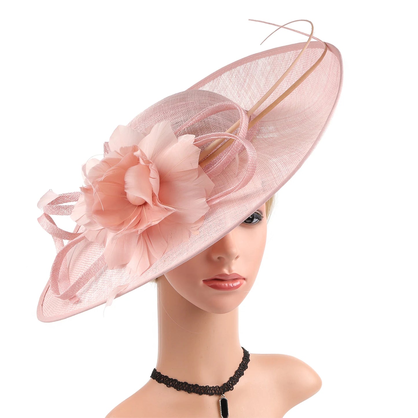 Pink Hat: Girls Fashion Lace Hats