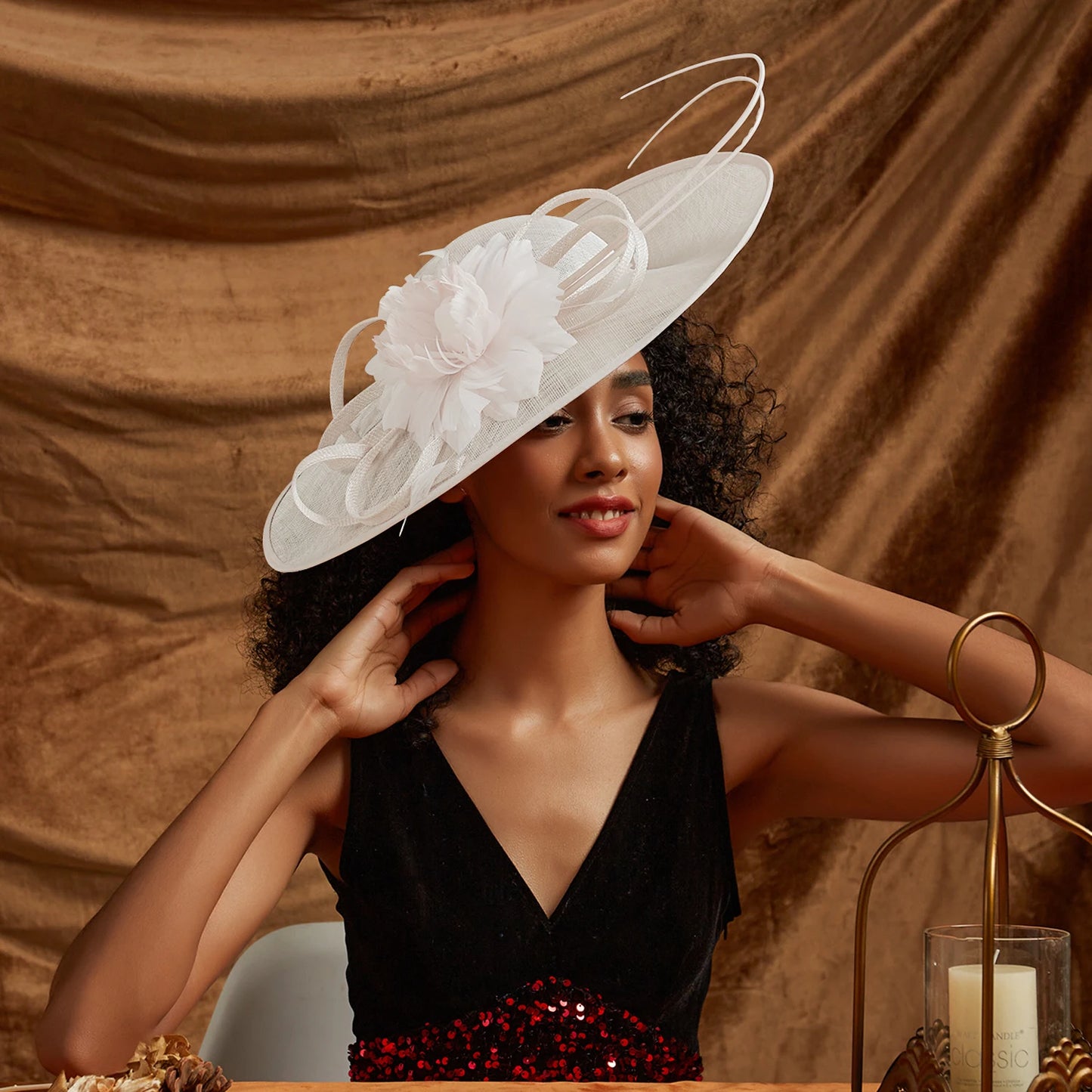 Pink Hat: Girls Fashion Lace Hats
