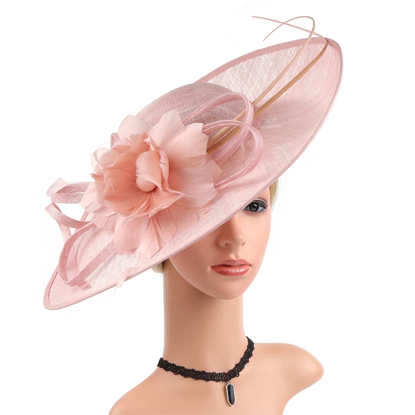 Pink Hat: Girls Fashion Lace Hats