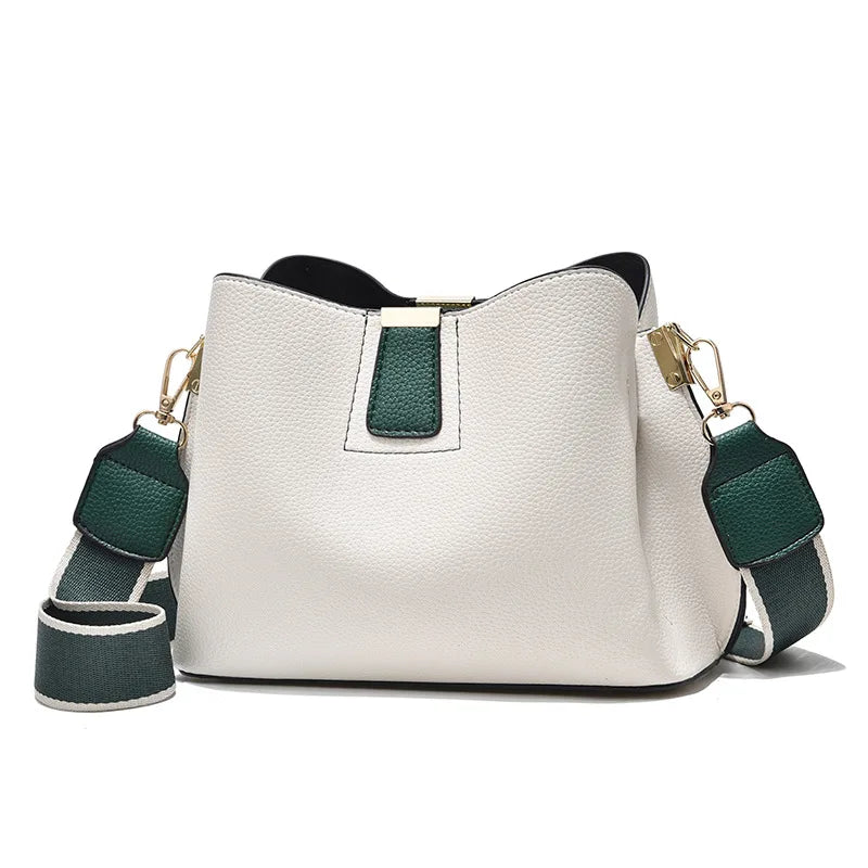 Pebbled Leather Crossbody Bag