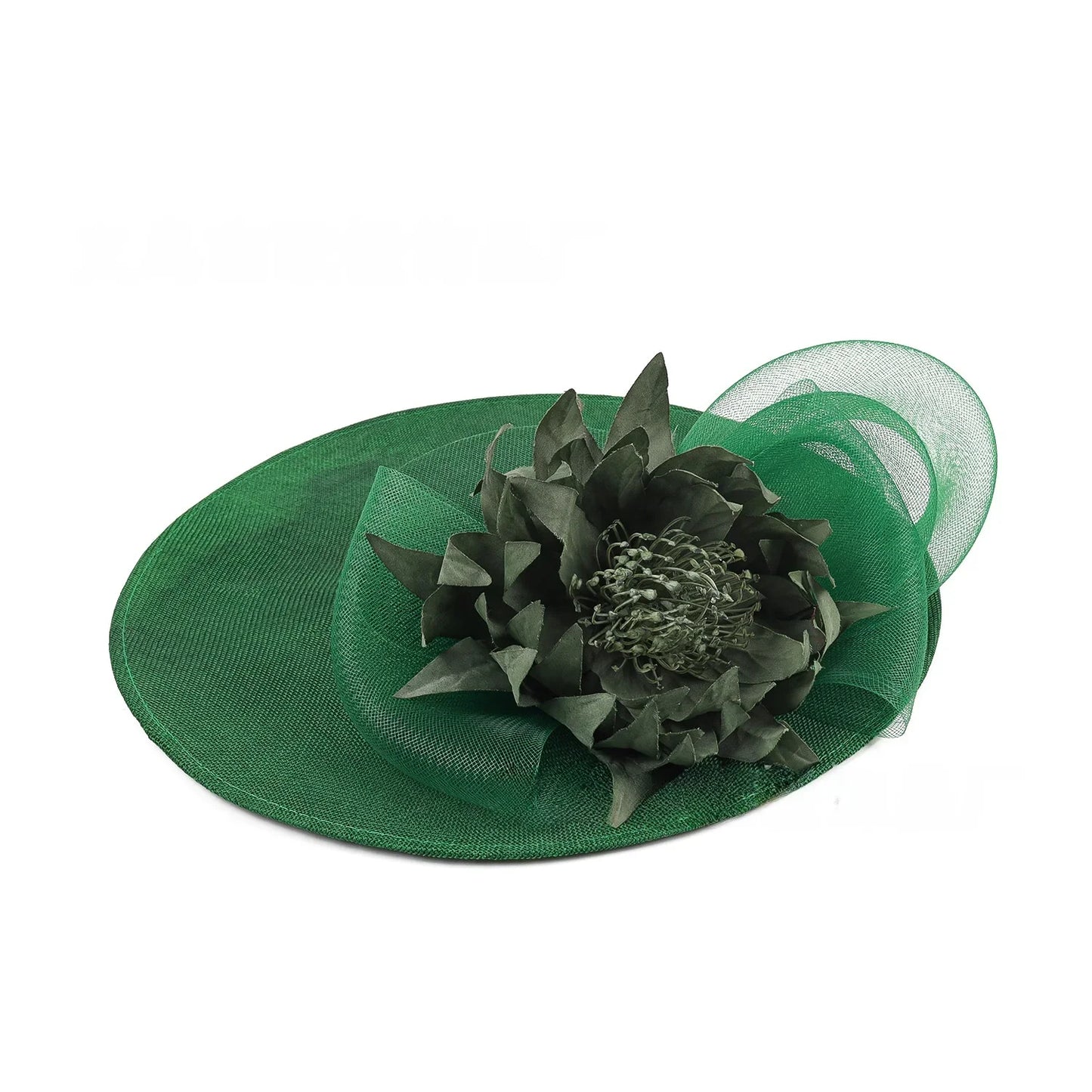 Floral fascinator wedding hat