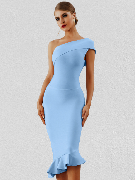 One shoulder dress