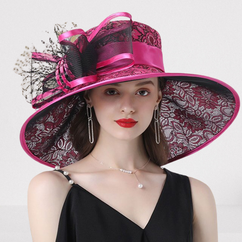 Pink Derby Hat
