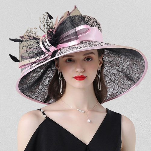 Pink Derby Hat