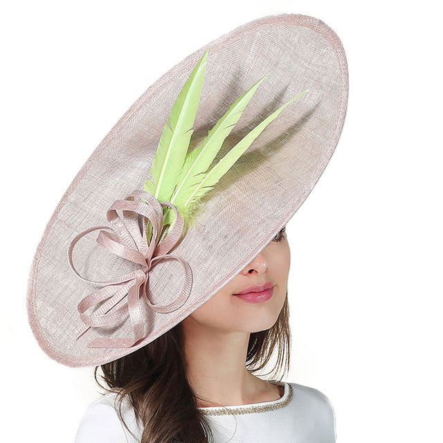 Elegant Feather Wedding cocktail  Women hat Accessories