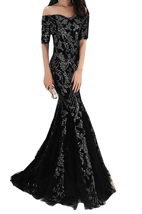 Black evening dresses