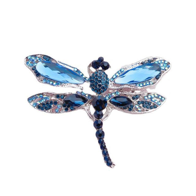 OPAL STONE FLOWER BROOCH PIN FOR WOMEN