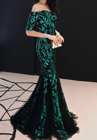 Black evening dresses
