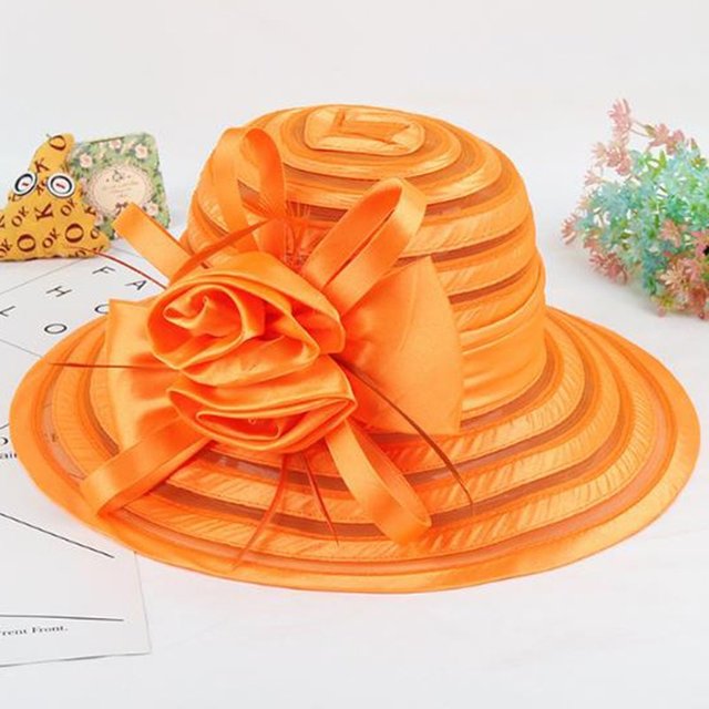 Black Womens Church Hats: Church Cloche Hat Bow Bucket Hats