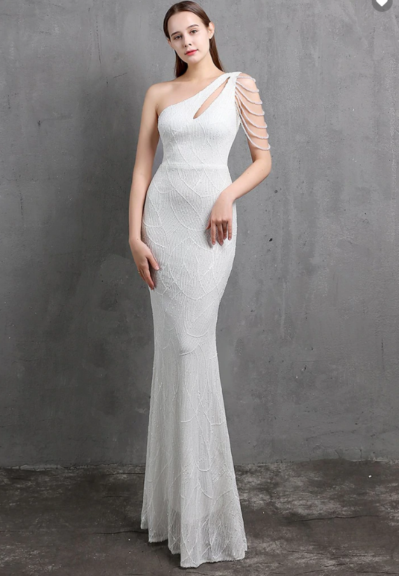 Gold evening dresses