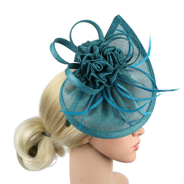 Blue Fascinator Hat