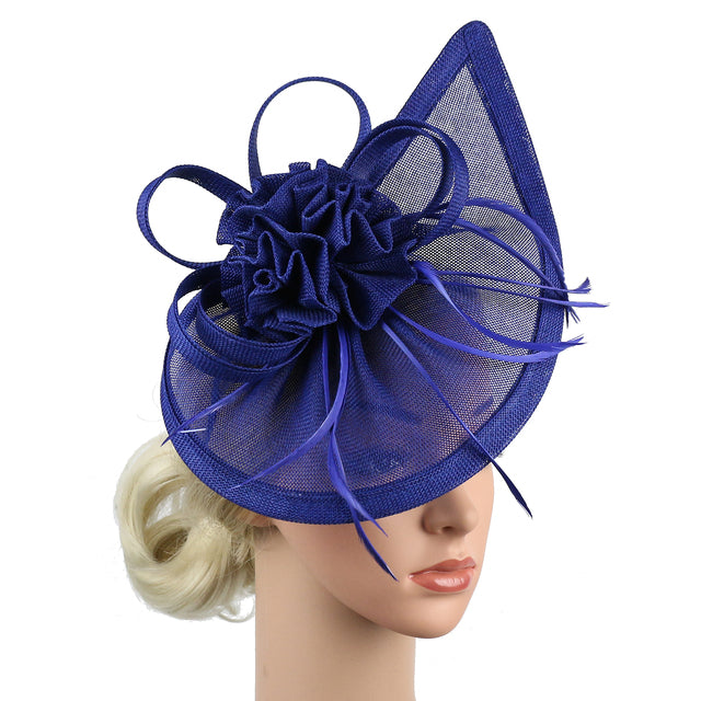 Blue Fascinator Hat