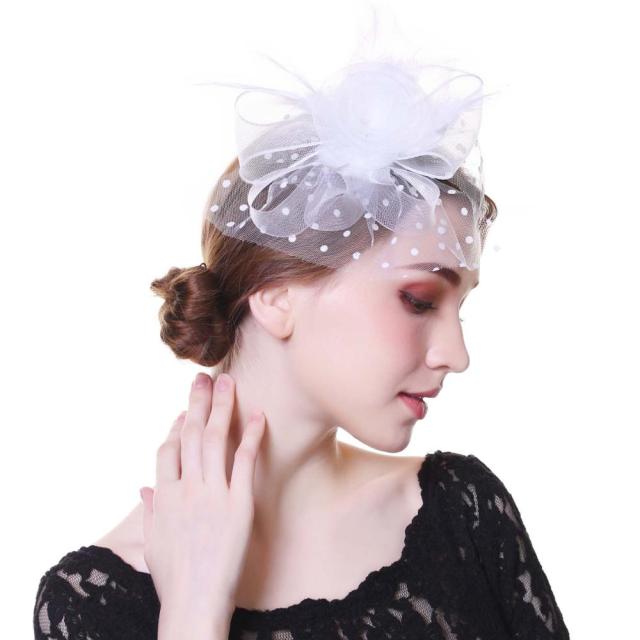 White Fascinator Hat