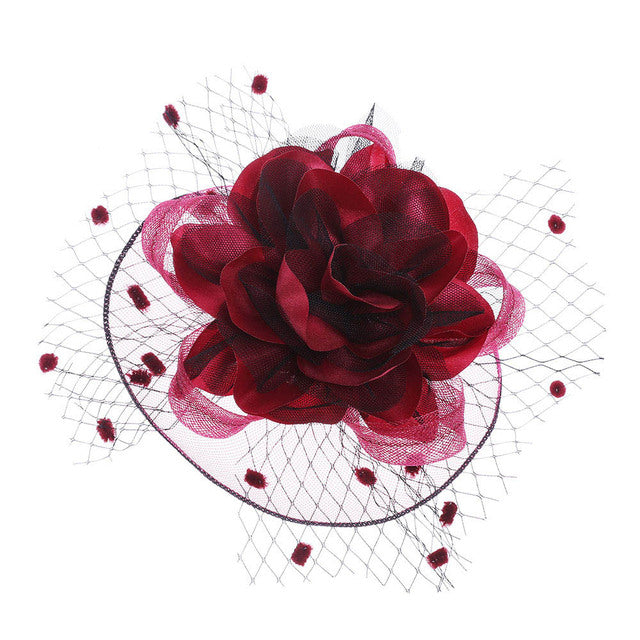 Red Fascinator Hat