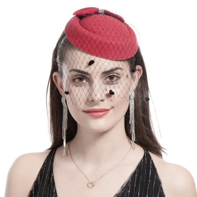 Mourning Hat With Veil