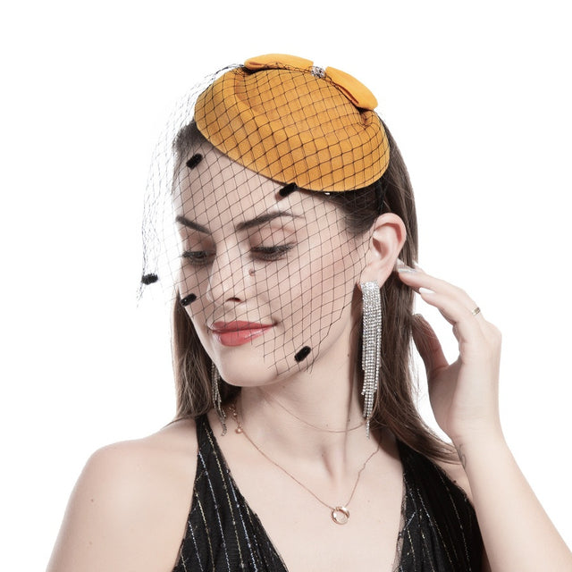 Mourning Hat With Veil