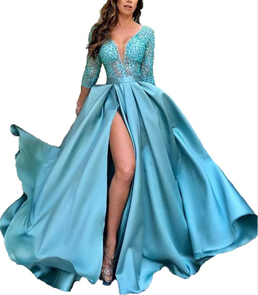 Blue prom dresses