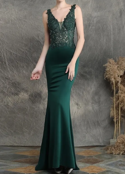 Mermaid evening gown