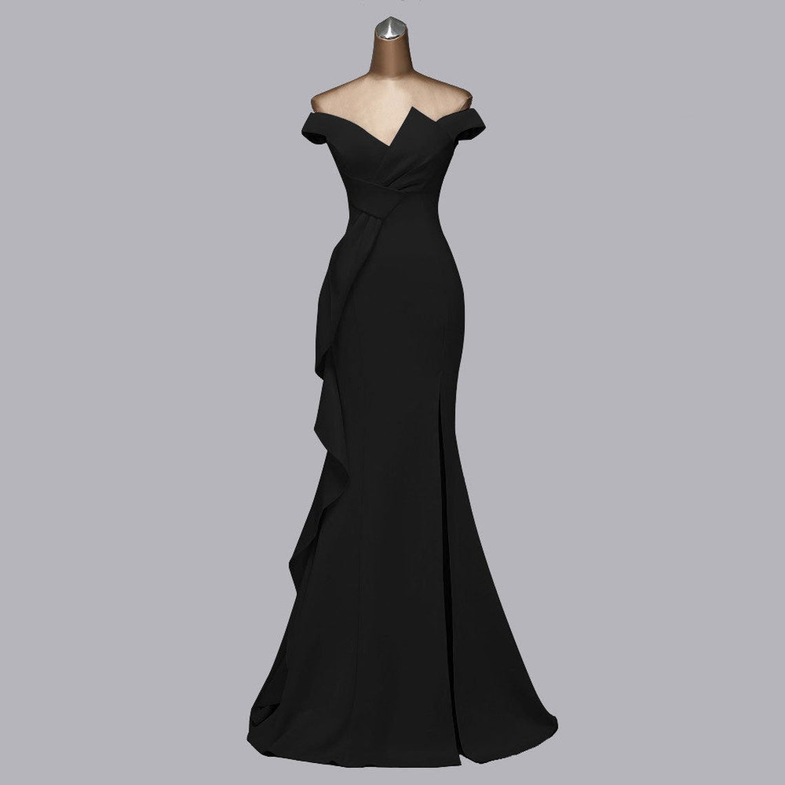 Mermaid evening dress