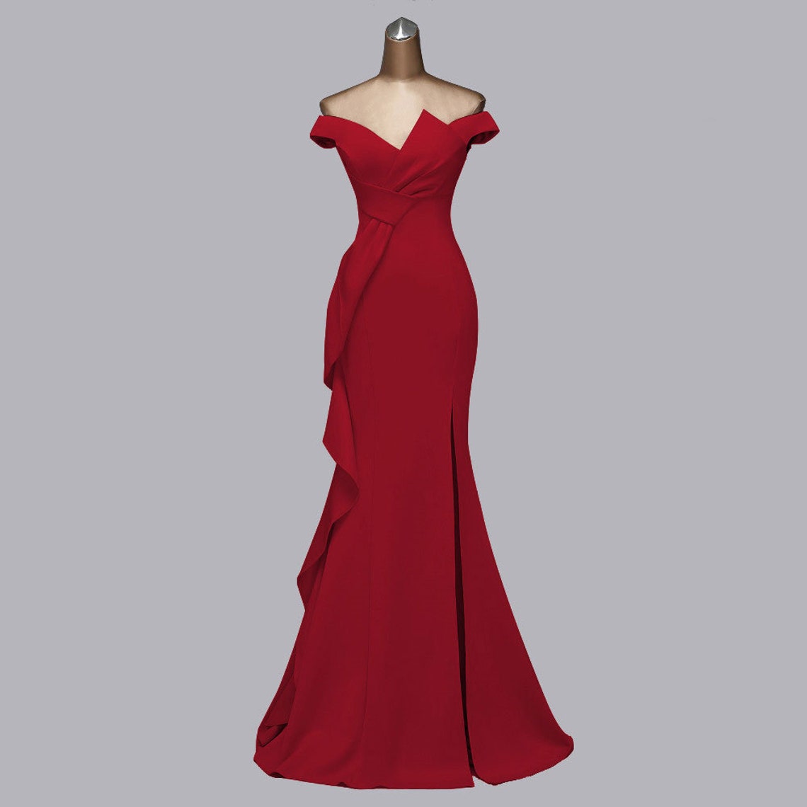 Mermaid evening dress
