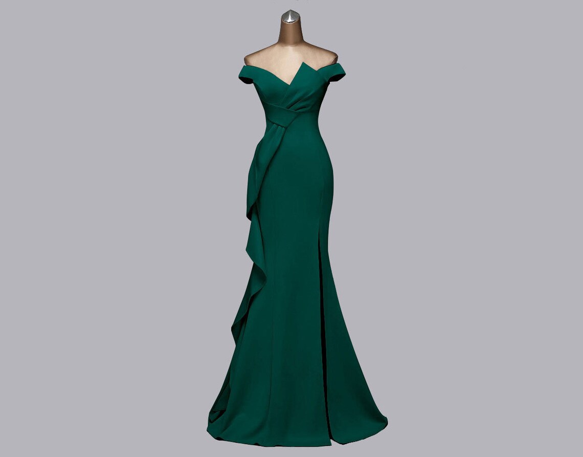 Mermaid evening dress