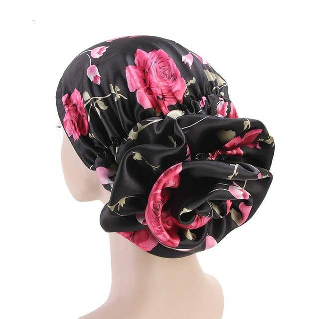 greatexpectation Big Flower Muslim Hijab Headwear freeshipping - greatexpectation