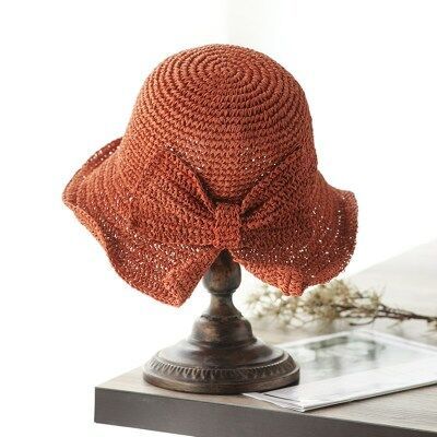 Raffia Bow Sun Hat