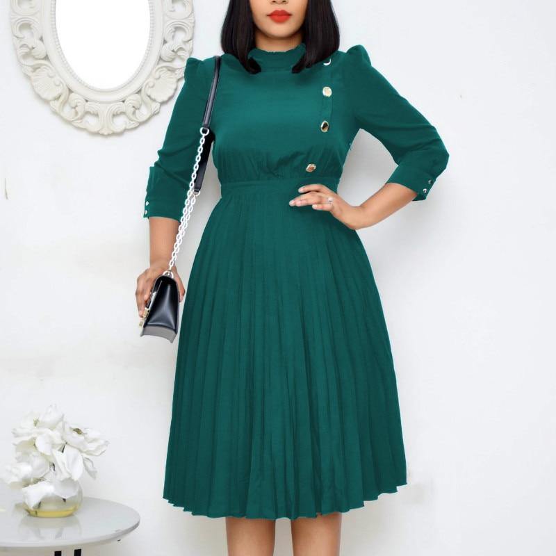 High waist dress