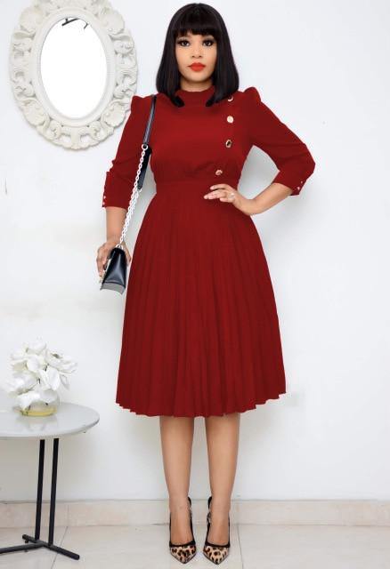 High waist dress