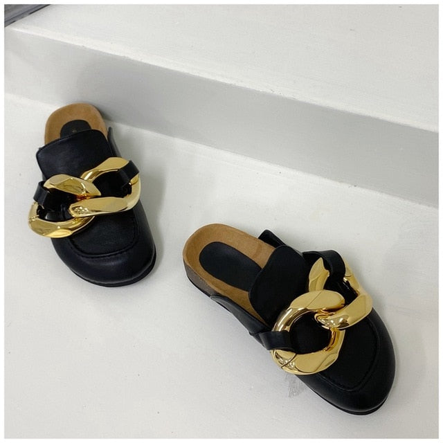 Flat Closed Toe Sandals