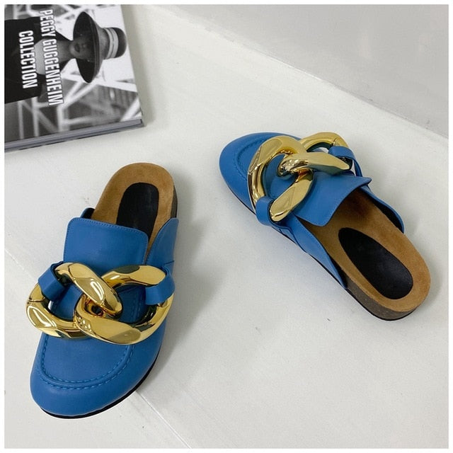Flat Closed Toe Sandals