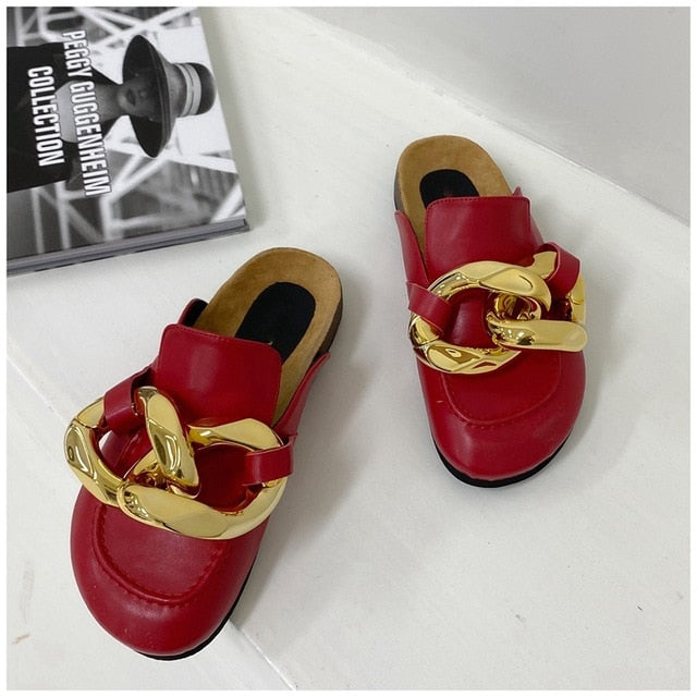 Flat Closed Toe Sandals
