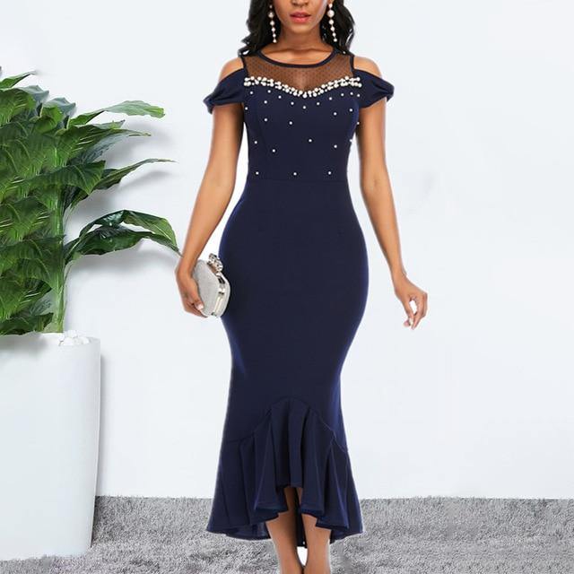 Black beaded dress