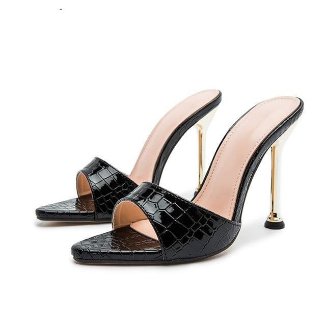 Black high heels