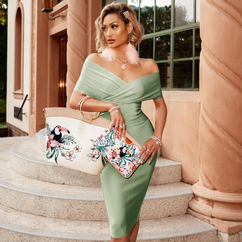 Off shoulder dress