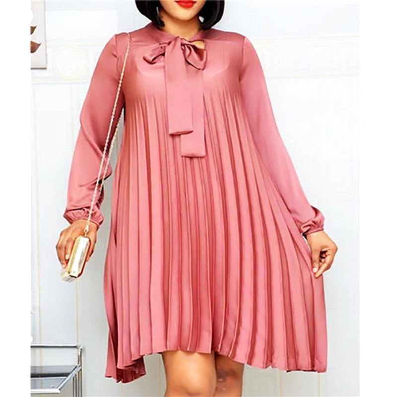 Black plus size dress