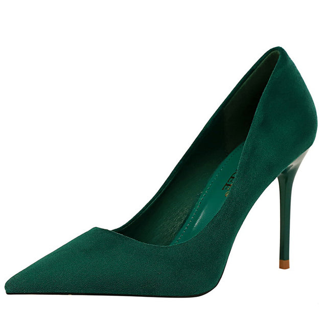 Red Shoes for Women:Pointed-Toe Pumps