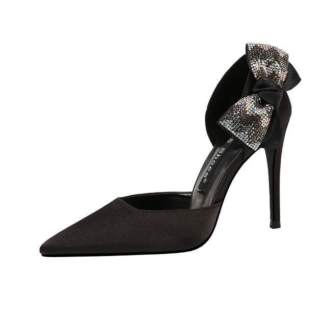 White Pointed Toe Pumps