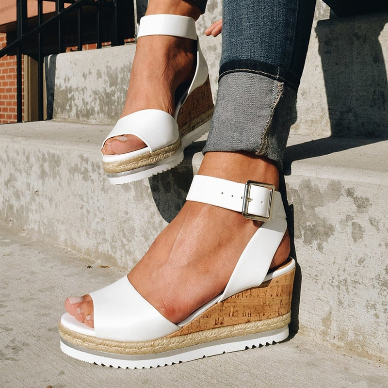 Wedges Shoes Women Flip Flop High Heels Sandals