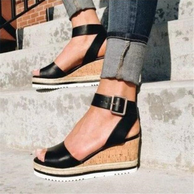 Wedges Shoes Women Flip Flop High Heels Sandals