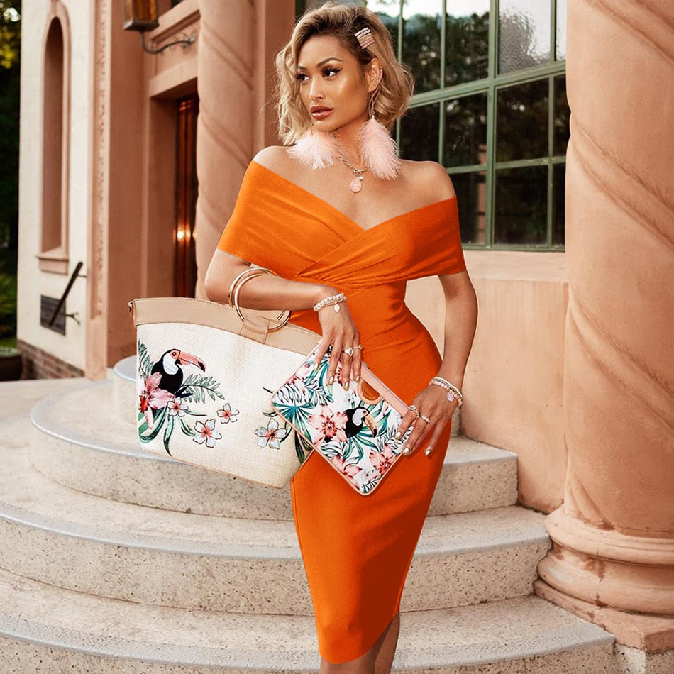 Off shoulder dress