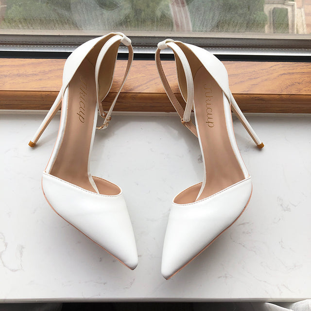 Tikicup Patent Leather Women Ankle Strap