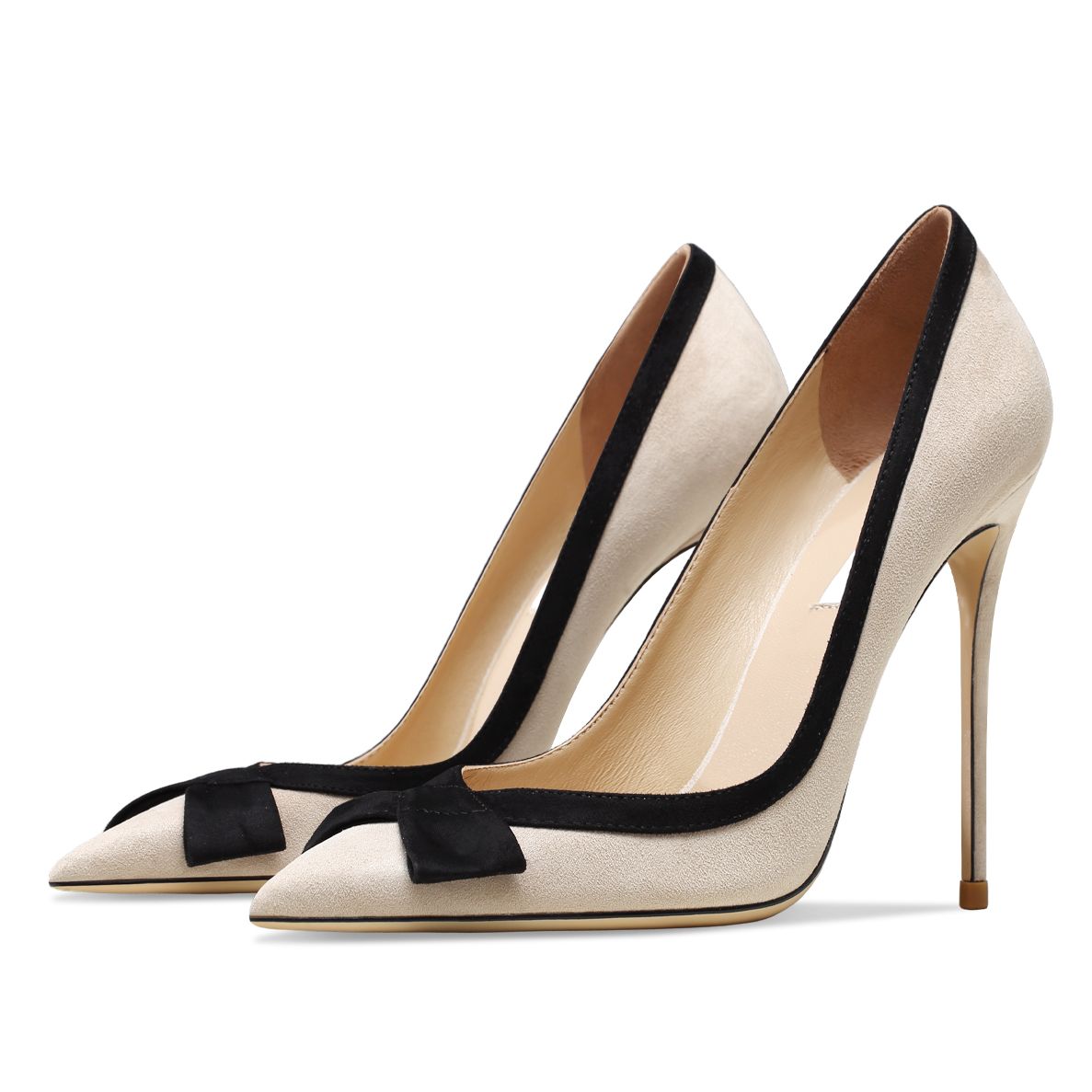 Bowknot Fashion High Heels Shoes Prom Mixed Colors