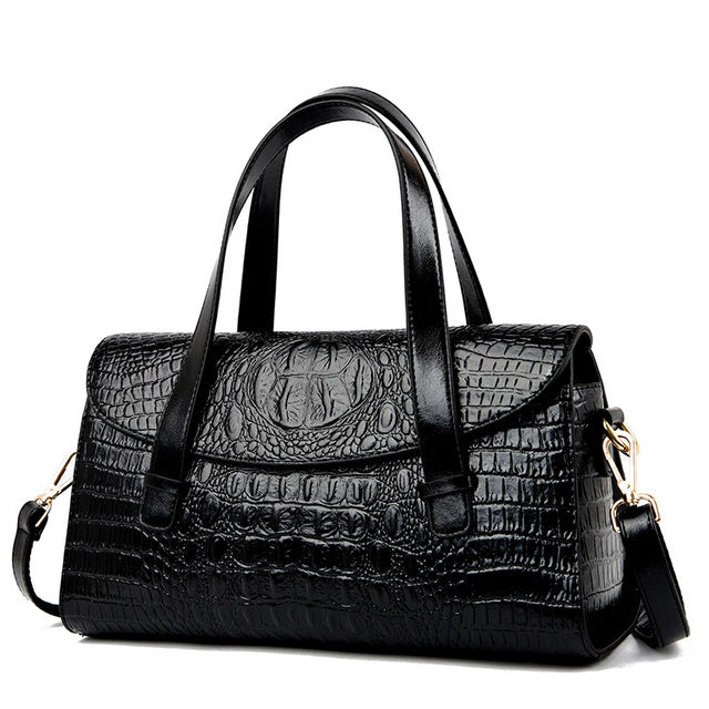 Crocodile Luxury Leather Handbags Vintage