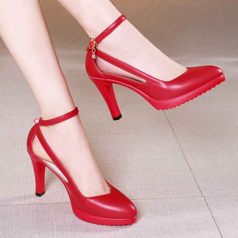 Women High Heels Shoes Fashion Pointed Toe