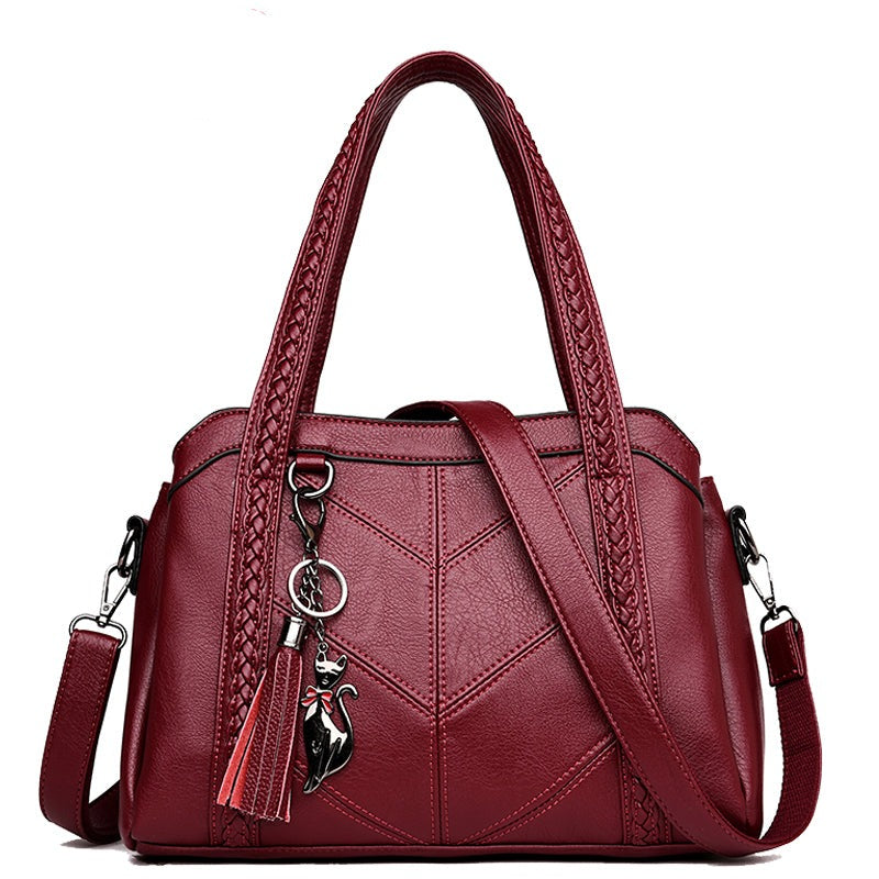 Ladies handbag leather