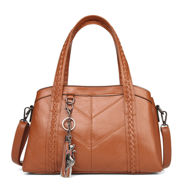 Ladies handbag leather
