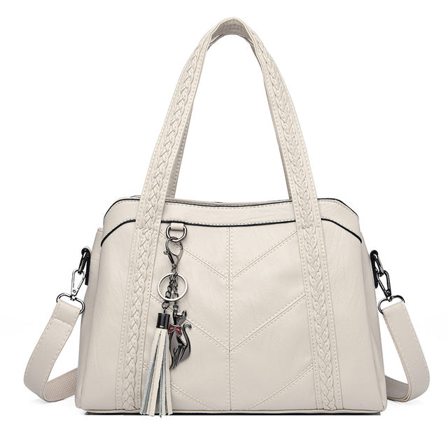 Ladies handbag leather